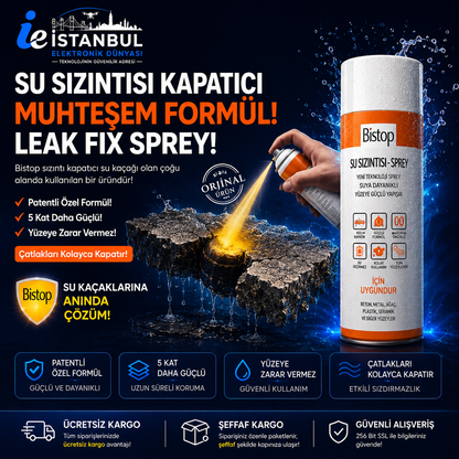 🛠️ Bistop Ultra Kapatıcı Su Sızdırmaz Sprey