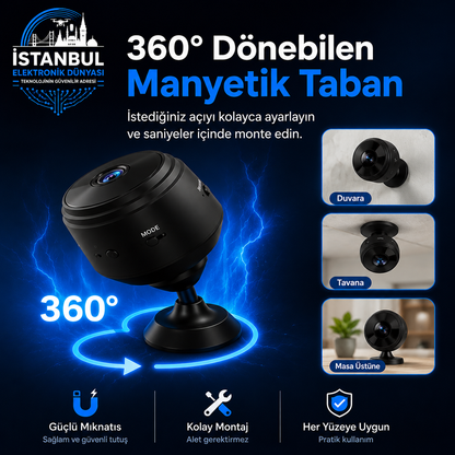 HD WİFİ Mobil Uyumlu Mini Kamera 🎥